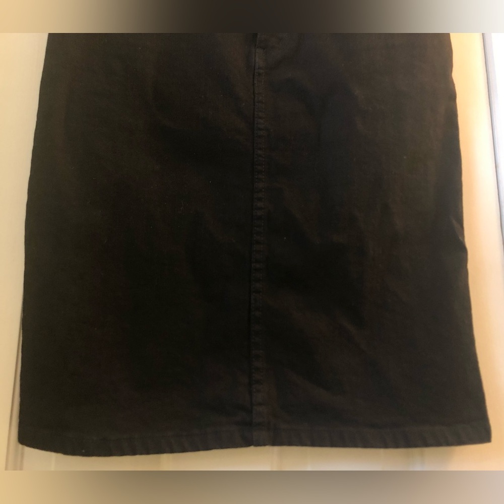Ralph Lauren Black Denim Jean Skirt - Picture 3 of 11